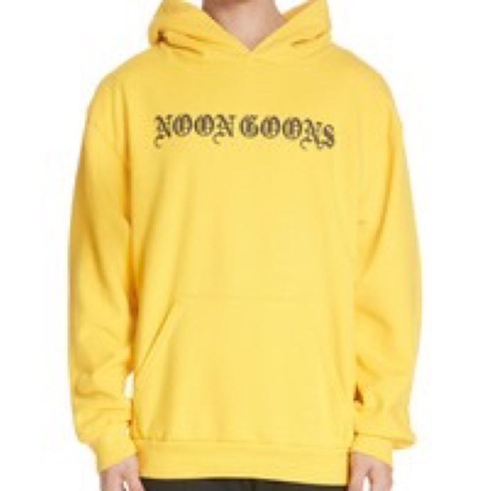 NOON GOONS Yellow Logo Hoodie